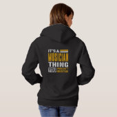 Het is een muzikant ding hoodie (Achterkant volledig)