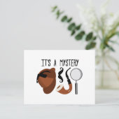 Het is een mysterie briefkaart (Staand voorkant)