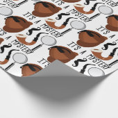 Het is een mysterie cadeaupapier (Hoek)