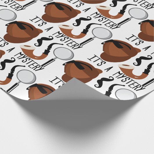 Het is een mysterie cadeaupapier (Hoek)