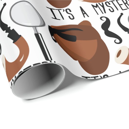 Het is een mysterie cadeaupapier (Rol Hoek)