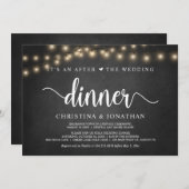 Het is een na het bruilofts diner, Uitnodiging om (Voorkant / Achterkant)