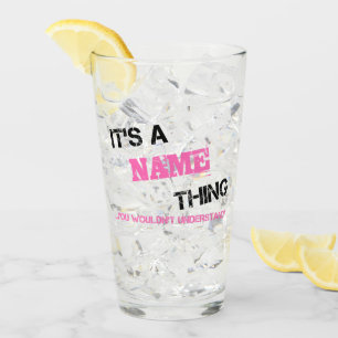 Het is een naam die je niet zou begrijpen glas