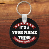 Het is een naam die je niet zou begrijpen sleutelhanger (Voorkant)