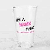 Het is een naamiets dat je niet zou begrijpen glas (Voorkant)