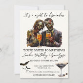 Het is een nacht om Halloween Zombie uiteen te rij Kaart (Voorkant)