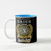 Het is een Nader ding dat je niet kon begrijpen Tweekleurige Koffiemok (Links)