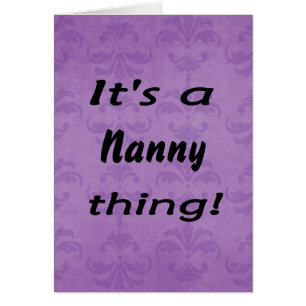 Het is een nanny ding!