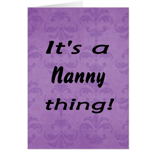 Het is een nanny ding! (Voorkant)