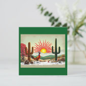 Het is een New Mexico Kerstmis Kaart (Staand voorkant)