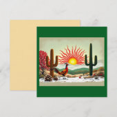 Het is een New Mexico Kerstmis Kaart (Voorkant / Achterkant)