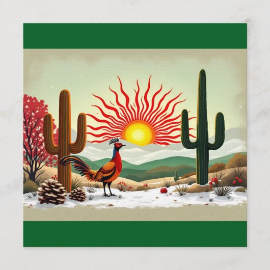 Het is een New Mexico Kerstmis Kaart (Voorkant)