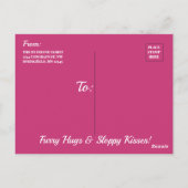 Het is een "New Pet" aankondiging Briefkaart (Achterkant)