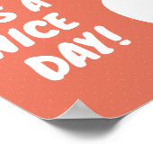 HET IS EEN NICE DAG! POSTER (Hoek)