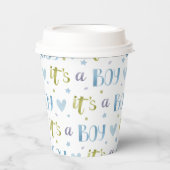 Het is een nieuwe babypapierbeker papieren bekers (Voorkant)