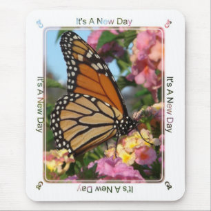 Het is een nieuwe dag (Monarch Butterfly) Muismat