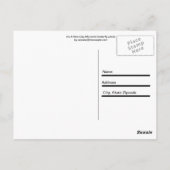 Het is een nieuwe dag monarchvlinder briefkaart (Achterkant)