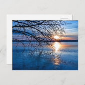 Het is een nieuwe dag over de rivier, prachtige zo briefkaart (Voorkant / Achterkant)