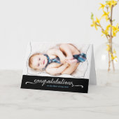 Het is een nieuwe jongen, gefeliciteerd kaart (Gele Bloem)