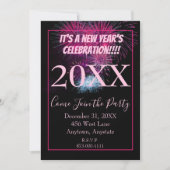 Het is een nieuwjaarsfeest kaart (Voorkant)