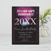 Het is een nieuwjaarsfeest kaart (Staand voorkant)