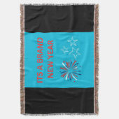 Het is een Nieuwjaarsviering Dekbed Deken (Voorkant Verticaal)