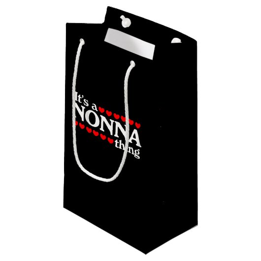Het is een nonna ding klein cadeauzakje (Voorkant Gekanteld)