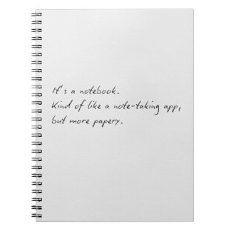 Het is een notitieboek
