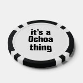Het is een ochoa ding poker chips (Enkel)