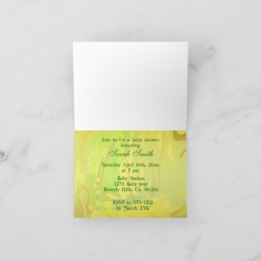 Het is een Oerwoud Baby shower (Binnen)