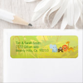 Het is een Oerwoud Baby shower Etiket (Insitu)