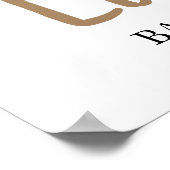 Het is een Oerwoud Baby shower Welkom Poster (Hoek)