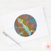 Het is een Oerwoud daar Ronde Sticker (Envelop)