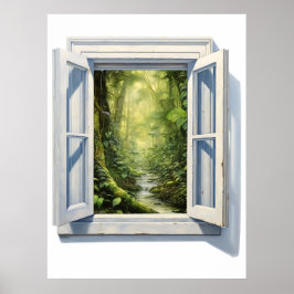 Het is een Oerwoud daarbuiten! Poster