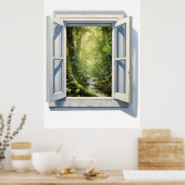 Het is een Oerwoud daarbuiten! Poster (Keuken)