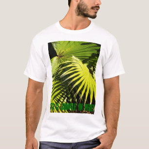 Het is een Oerwoud hier. Palmfronten sluiten T-shirt