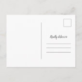 Het is een officiële Elopement Wedding Announcemen Aankondigingskaart (Achterkant)