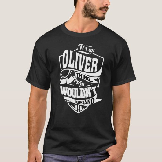 Het is een Oliver ding T-shirt (Voorkant)