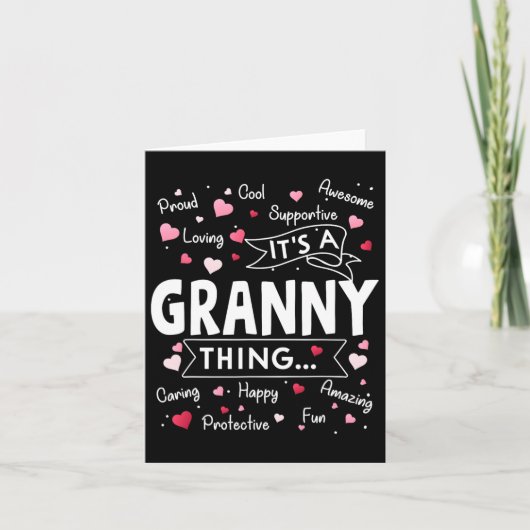 Het is een oma-ding grappige uitspraken Schattige Kaart (Voorkant)