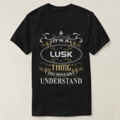 Het is een onbegrijpelijk ding dat je niet zou beg t-shirt (Design voorkant)