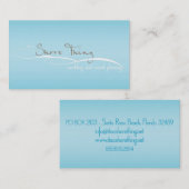 Het is een onbeschreven visitekaartje van Shore Th (Voorkant / Achterkant)