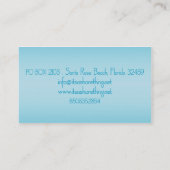 Het is een onbeschreven visitekaartje van Shore Th (Achterkant)