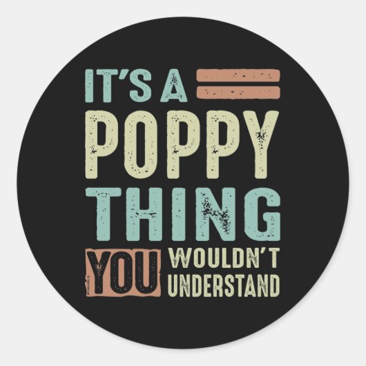 Het is een oppiepend ding ronde sticker (Voorkant)