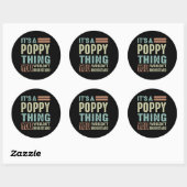 Het is een oppiepend ding ronde sticker (Vel)