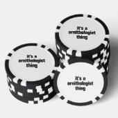 Het is een ornitholoog ding pokerchips (Opstapeling)
