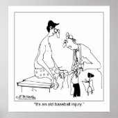 Het is een oude honkballetsel poster (Voorkant)