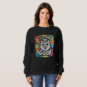 Het is een Owl Good Funny Owl Lover Graphic Trui (Voorkant volledig)