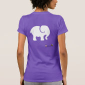 Het is een PAARSE dag! T-shirt (Achterkant)