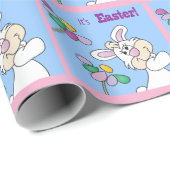 Het is een paashaas. cadeaupapier (Rol Hoek)