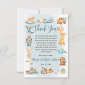 Het is een padvinder | Baby shower van gevulde Spe Bedankkaart (Voorkant)